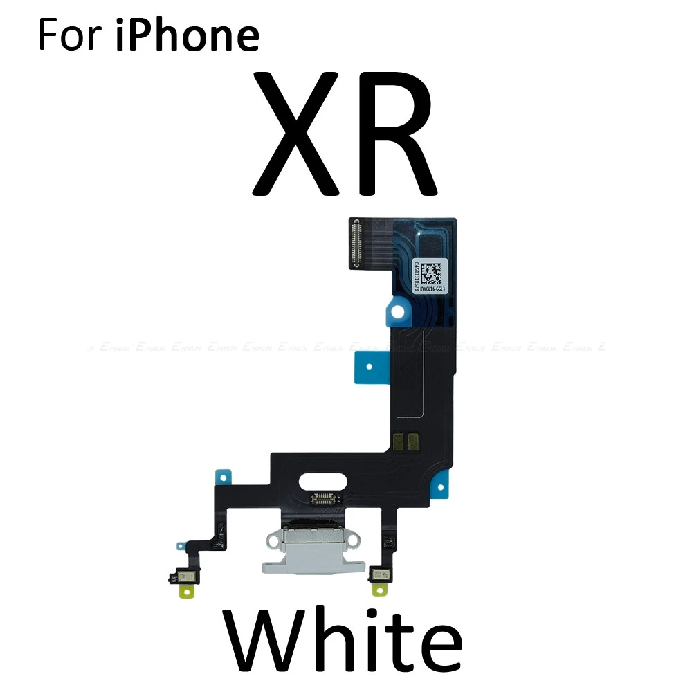 usb зарядное устройство Порт док-разъем для iPhone XR XS Max с микрофоном гибкий кабель, сменная деталь
