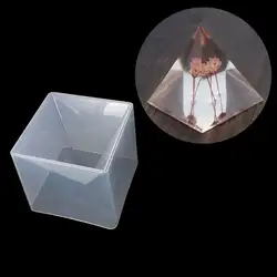 Супер Пирамида силиконовые формы смолы ремесло ювелирные изделия Прозрачная форма с пластиковой рамкой