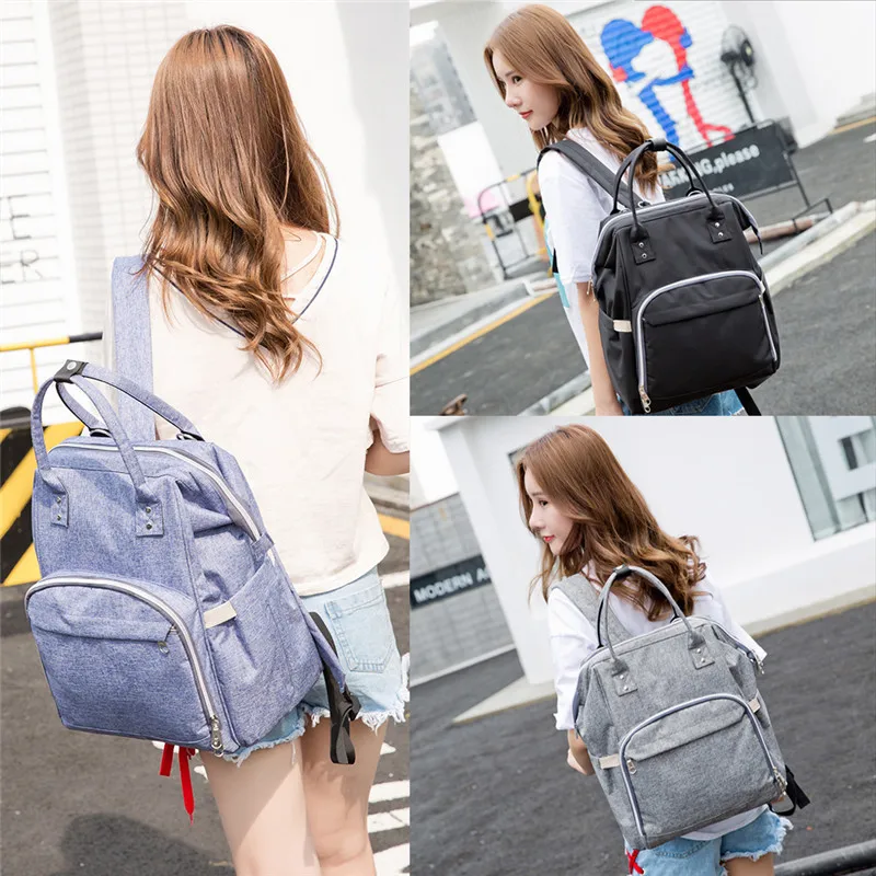 

Fashion Multi-functional Large Capacity Mummy Nappy Bag Waterproof Diaper Bag Nursing Nag Travel Backpack