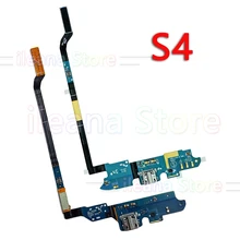 Оригинальная USB зарядная плата зарядный порт разъем док-станция гибкий кабель для samsung Galaxy S4 i9500 M919 I337 i9505 4G i545 микрофон запчасти
