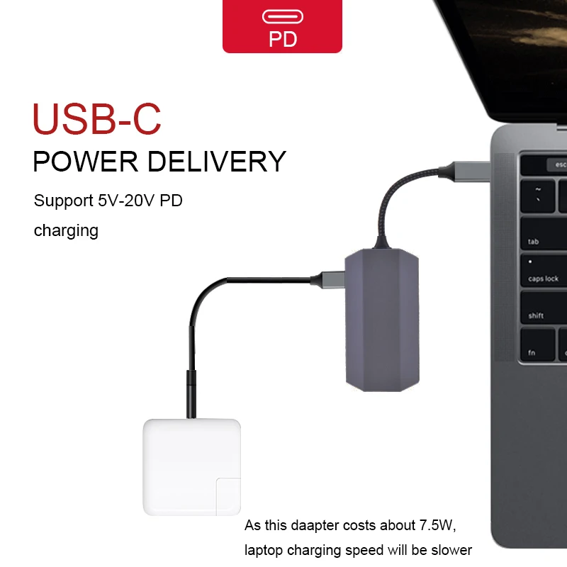 USB C HUB Type Audio Dex Station Thunderbolt 3 с HDMI 4K RJ45 1000 Мбит/с 0 для Samsung Note 8 S8 S9 Macbook Pro Huawei|USB-хабы| |