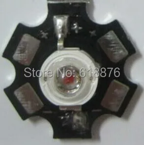 

10pcs/lot 3W High Power LED Deep Red 650-660nm LED chip for Plant Light Grow with 20mm pcb