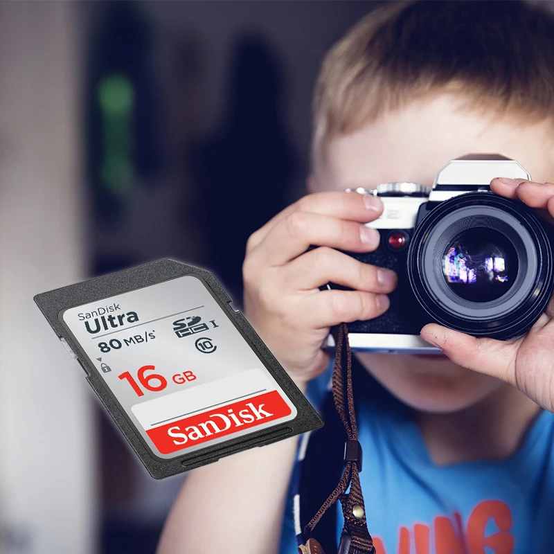 SanDisk карта памяти SD 16 ГБ ГБ|Карты памяти| |