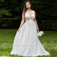 Мягкое свадебное платье трапециевидной формы без рукавов с глубоким декольте из тюля, с поясом, с иллюзией на спине и пуговицей, свадебное платье со шлейфом