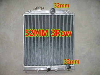 

3row 52MM Aluminum Radiator FOR Honda Civic DEL SOL EJ/EK/EG B16 B18 Acura Integra 1992-2000 MT 1.6L 1.8L 32mm pipe