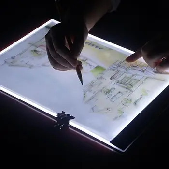 

A4 LED Cartoon Light Tablet Pad USB Charging Copyboard Facsimile Board Light Table for Diamond Painting Cross Stitch tool