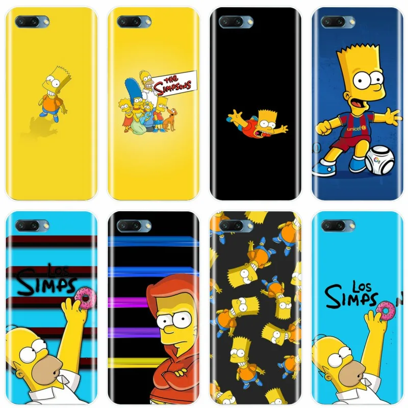 

For Huawei MATE 7 8 9 10 20 pro Honor 8 9 10 V10 NOTE10 lite The Simpsons Cartoons Anime Cover Soft Silicone TPU Phone Case