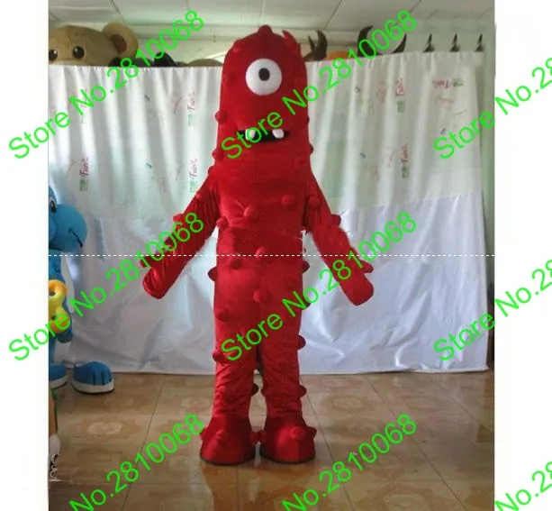 Syflyno زي التميمة Eva مادة Yo Gabba Gabba Muno إكسسوارات الحفلة التنكرية ملابس الكرتون 527 Apparel Apparel Partyapparel Pictures Aliexpress