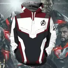 Free Shipping 2019 NEW Film Avenger Alliance 4 Final Of War Quantum Armor With Fund Men/Women 3D Hoodies Sleeve Knitted Jackets