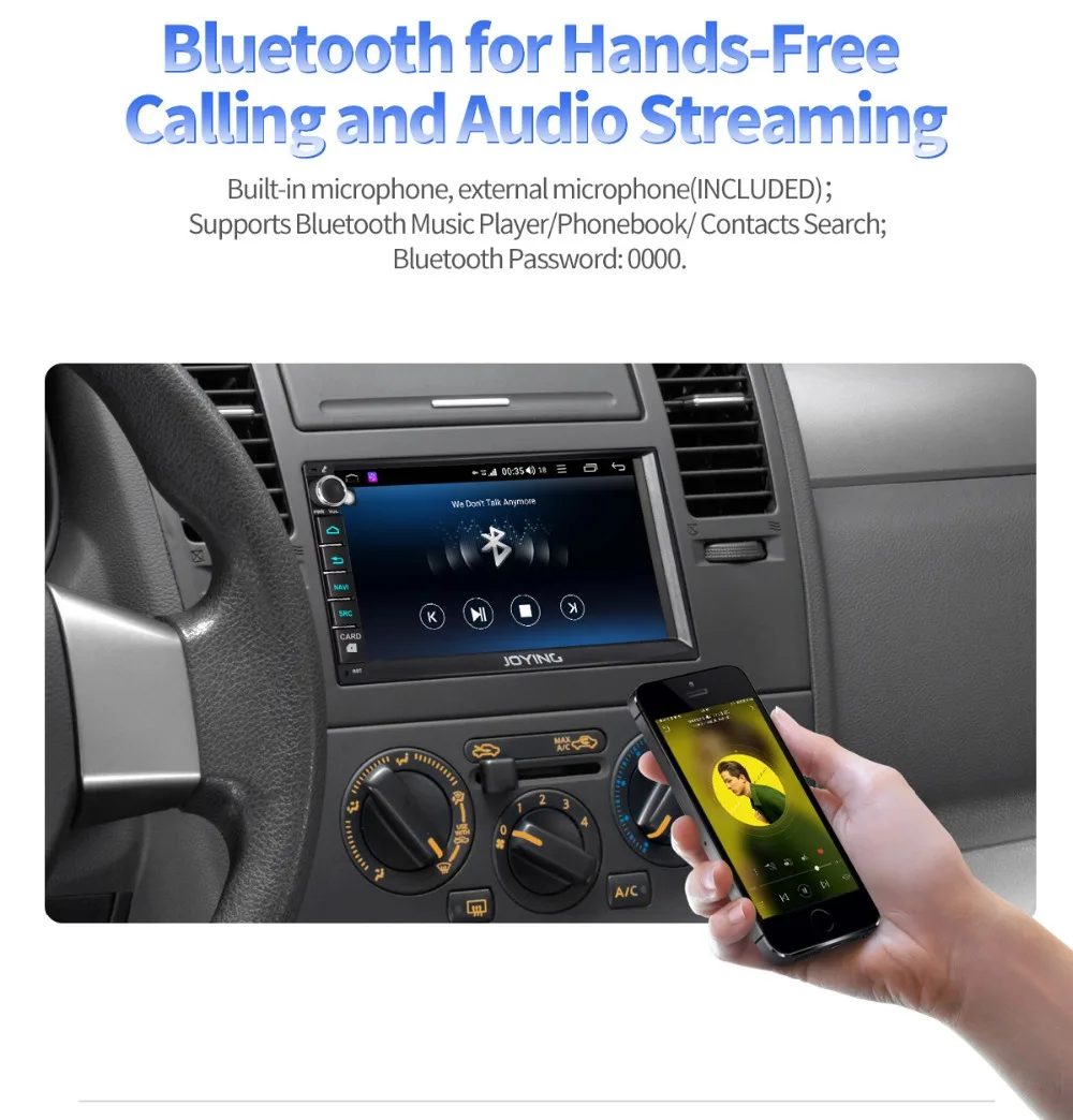 Excellent JOYING 2 din car radio player 4GB RAM 64GBROM Octa Core head unit GPS navigation support 4G for Nissan Sentra/Qashqai 2004-2010 17