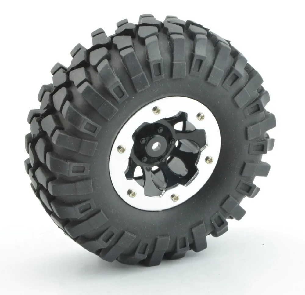 12PCS 120MM Rubber Rocks Tyres Wheel Tires For 1/10 RC Rock