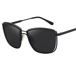 Для женщин s Cateye поляризованные солнцезащитные очки для мужчин Драйвер Винтаж Ретро AlloySpuar глаз очки Модные Защита от солнца Очки для