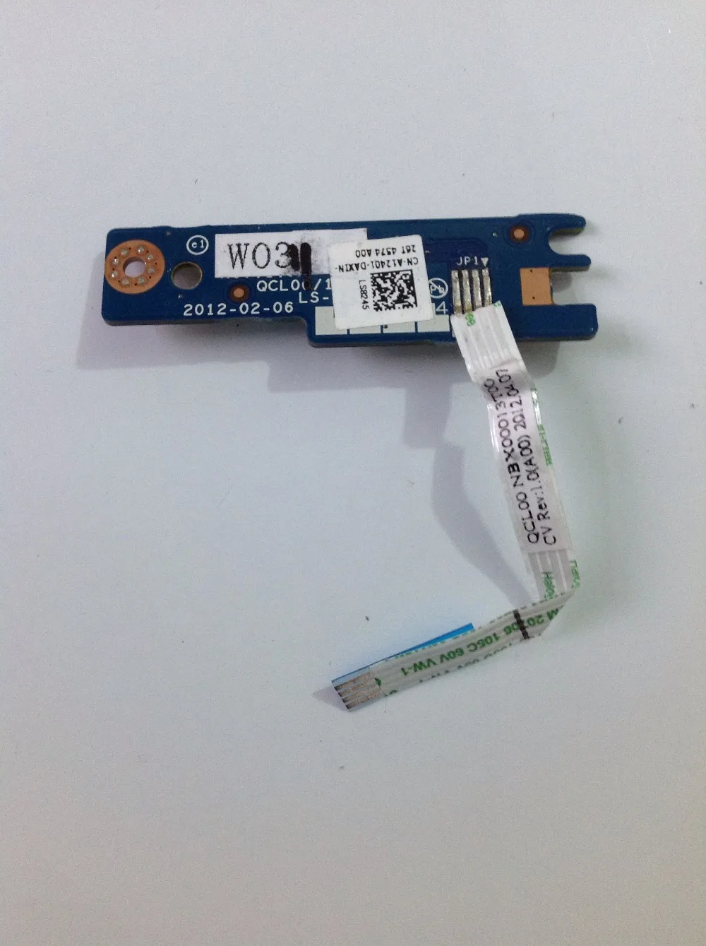 

For DELL 15R 7520 5520 Power Button Switch button BOARD QCL00 10 LS-8245P 100% Tested