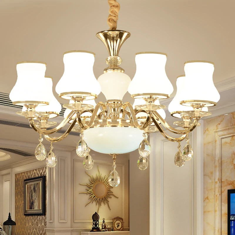 

American pendant lights in the living room modern simple dining room atmosphere bedroom lighting