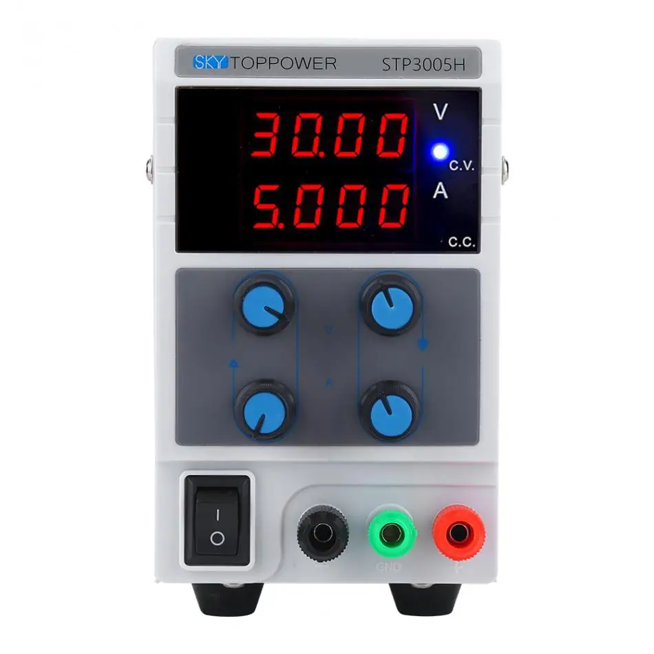 

SKYTOPPOWER STP3005H 0-30V 0-5A Regulated DC Power Supply 4-digit Display Input 110/220V