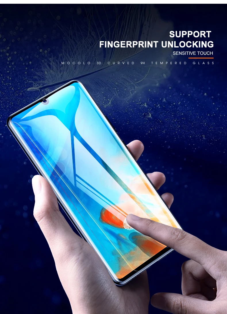 Для huawei P30 Pro защита экрана Mocolo полное жидкое клееное 5D изогнутое УФ закаленное стекло для huawei mate 20 Pro защита экрана