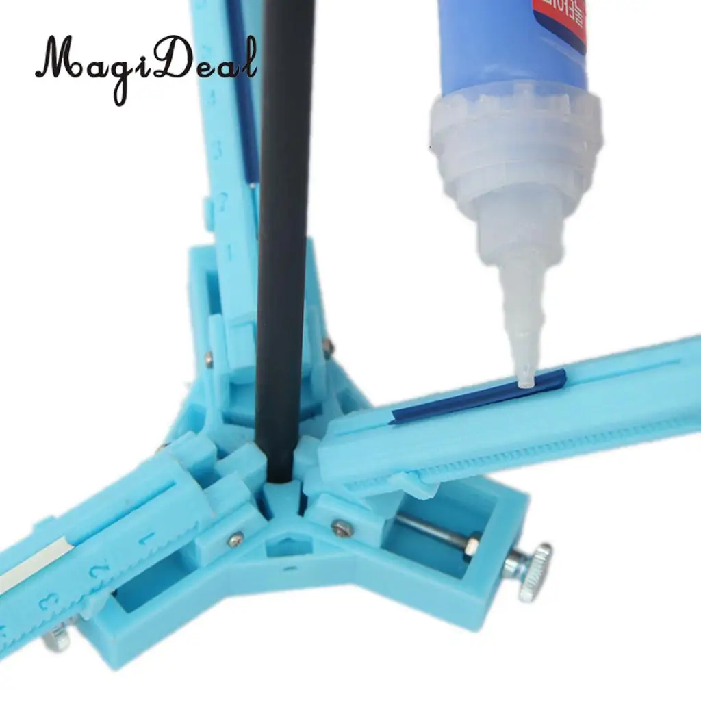 MagiDeal Arrow Feather Stick Make Archery Rubber Adjust Fletching Jig Bonding Tool Men Women Target Shooting Equipment