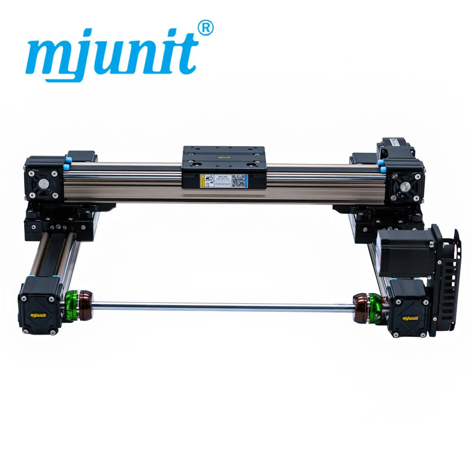 Mjunit MJ50 xy axis с линейной направляющей длиной хода 750x750 мм фланцевая квадратная