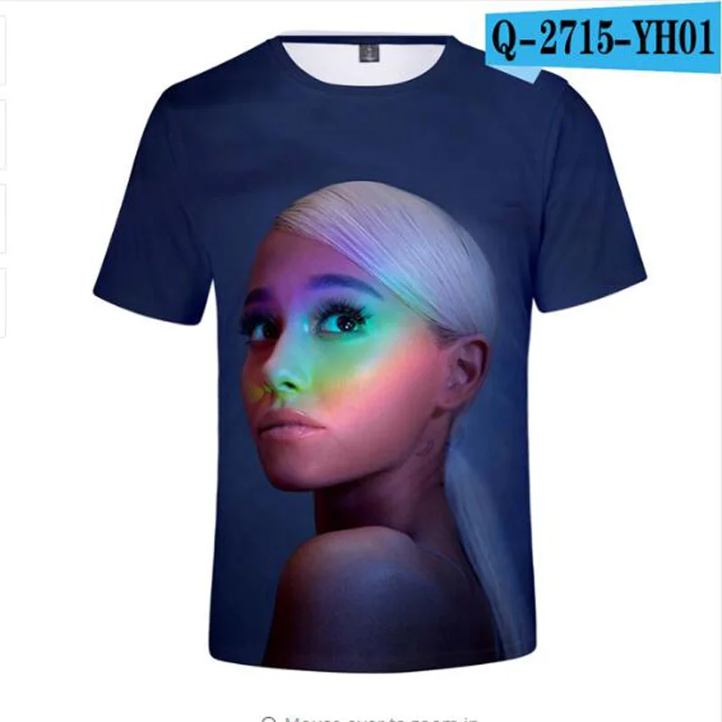 Футболка Ariana Grande с 3D рисунком опасной женщины мужская женская футболка Бога