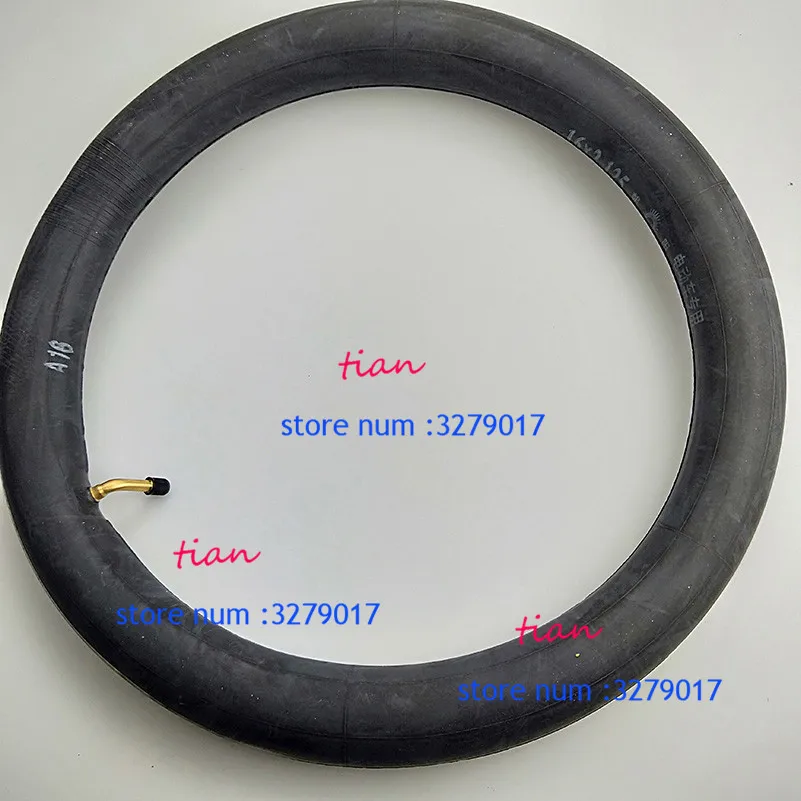 

Super good quality butyl rubber 16x2.125 tire Cycle Inner Tube size 16x2.125 with a Bent Angle Valve Stem