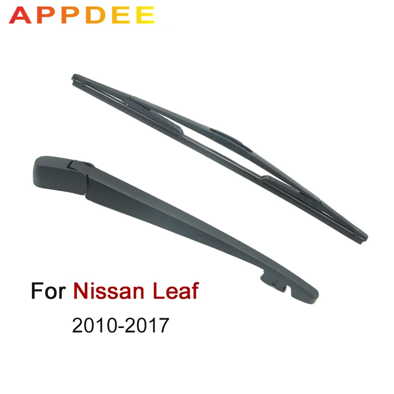 Фото Комплект щетки стеклоочистителя APPDEE, 10 дюймов, для Nissan Leaf 2010-2017, лобовое стекло, заднее стекло 2016 №1