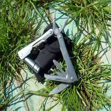 Наружная Складная Многофункциональная несколько инструментов мини-отвертка из нержавеющей стали плоскогубцы светодиодный легкий нейлоновый висячий гамак с нейлоновой сумкой