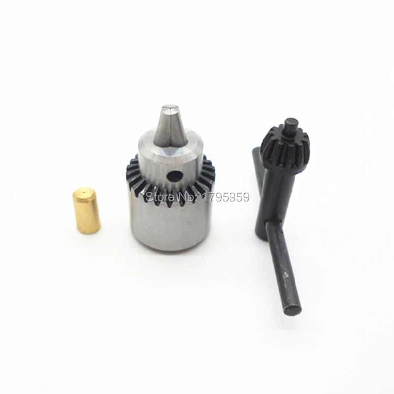 Mini Motor Drill Chucks W Key3.17mm 18 Shaft Connecting Rod Electric Drill Grinding Impact Drill Chuck 0.3-4mm Power Tool (1)