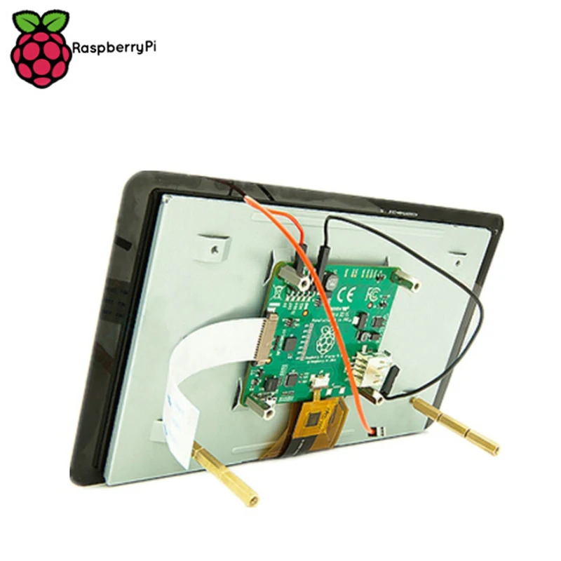 Raspberry Pi 3 Model B+ 7 дюймовый сенсорный экран Дисплей 10 палец емкостный сенсорный экран 800x480 Разрешение совместим с Raspberry Pi 3