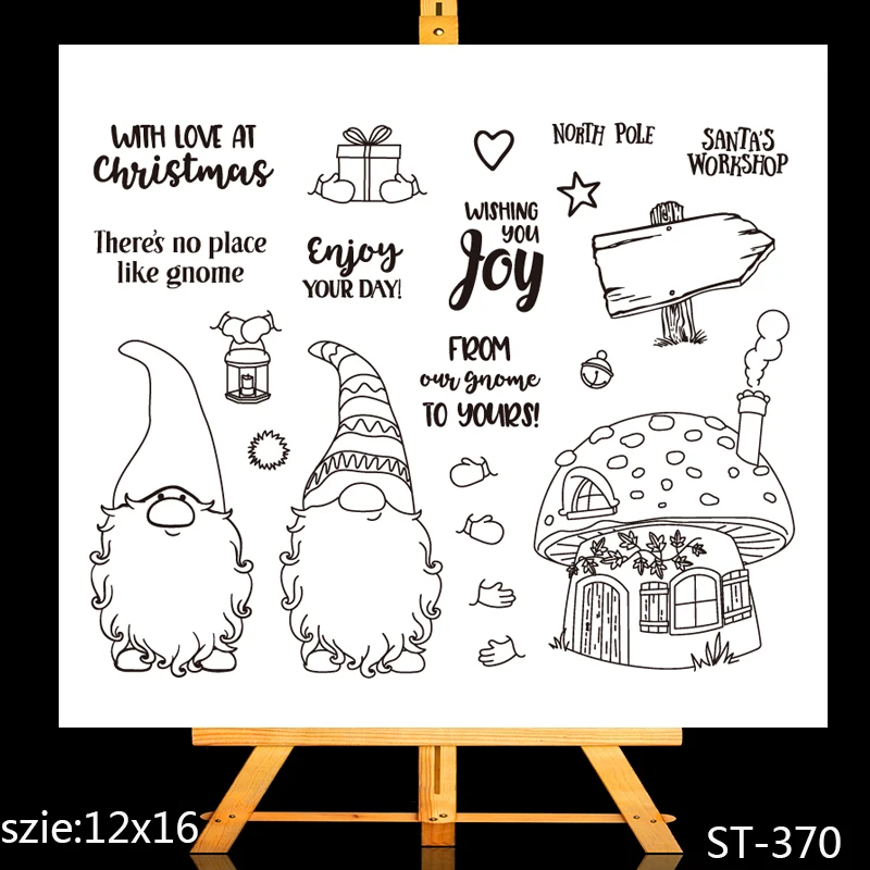 

ZhuoAng Dwarfs Clear Stamps/Card Making Holiday decorations For scrapbooking Transparent stamps