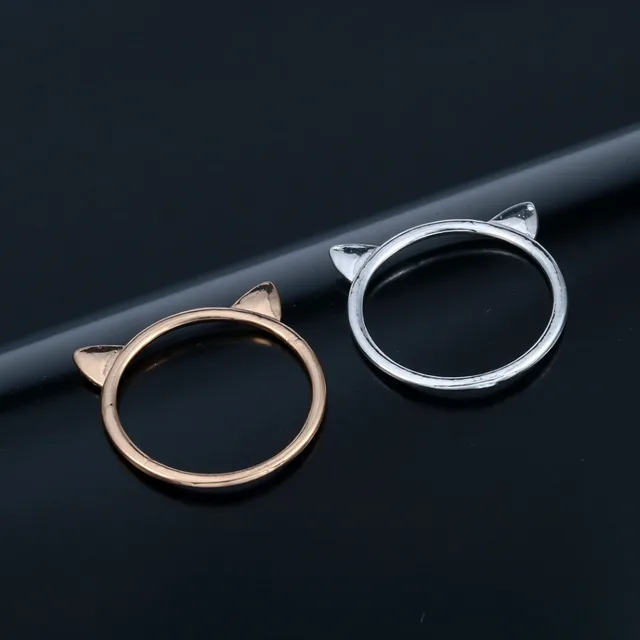 тоторова пара ювелирных изделий кольцо милый кот сережки для фотография