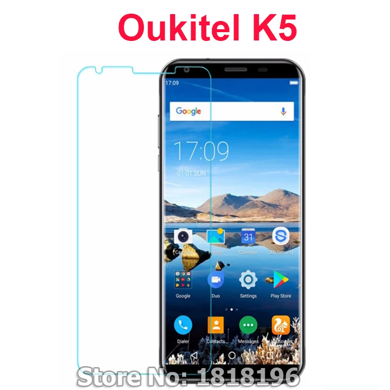 

2PCS Oukitel K5 Tempered Glass 100% Original 9H Premium 2.5D Protective Glass Screen Protector For K5 5.7inch Mobile Phone Film