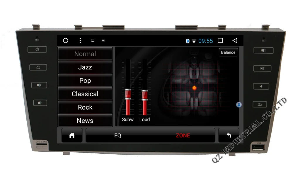 Sale QZ industrial HD 9inch Android 8.1 T3/T8 Car DVD Player for Toyota Camry 40 2006-2011 with WIFI 3G 4G Radio RDS Navigation Map 10