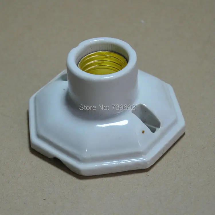 E27 Portalampada In Ceramicaporcellana Smaltata Base Della