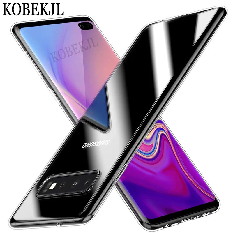 Чехол для Samsung Galaxy S10 Plus чехол мягкая силиконовая сумка телефона S 10 S10Plus S10e
