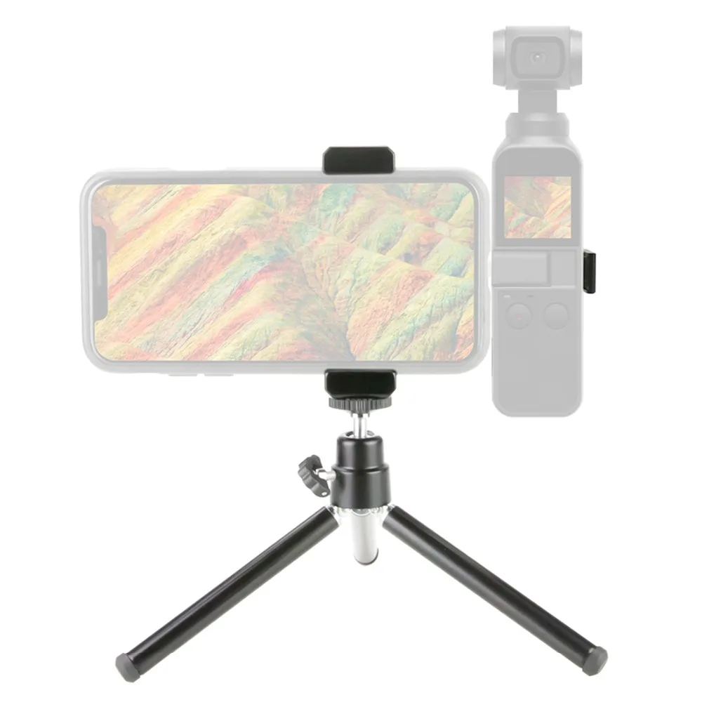 

hobbyinrc Folding Tripod Stand Extension Mount Phone Fixed Bracket for DJI OSMO Pocket Handheld Gimbal RC Accessories for DJI