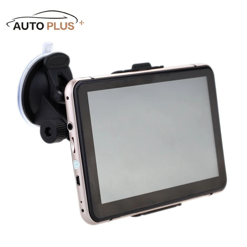 

Russia/Spain/ Europe/USA 7 Inch HD Touch Screen Car GPS Navigation 128MB RAM 4GB ROM Champagne Gold Car Navigator Vehicle GPS