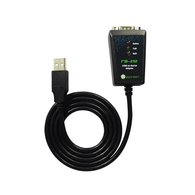 

High Quality USB 2.0 to Serial RS-232 DB9 9Pin Adapter Converter Cable FTDI Chipset Length 1M USB TO RS232 SUPPORT WIN10