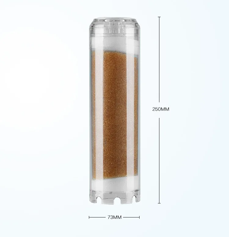 10 inch Resin RO Filter CartridgeTransparent Softener Ion Exchange  Removes Descaling And Strong Alkaline Water Purifier Housing (8)