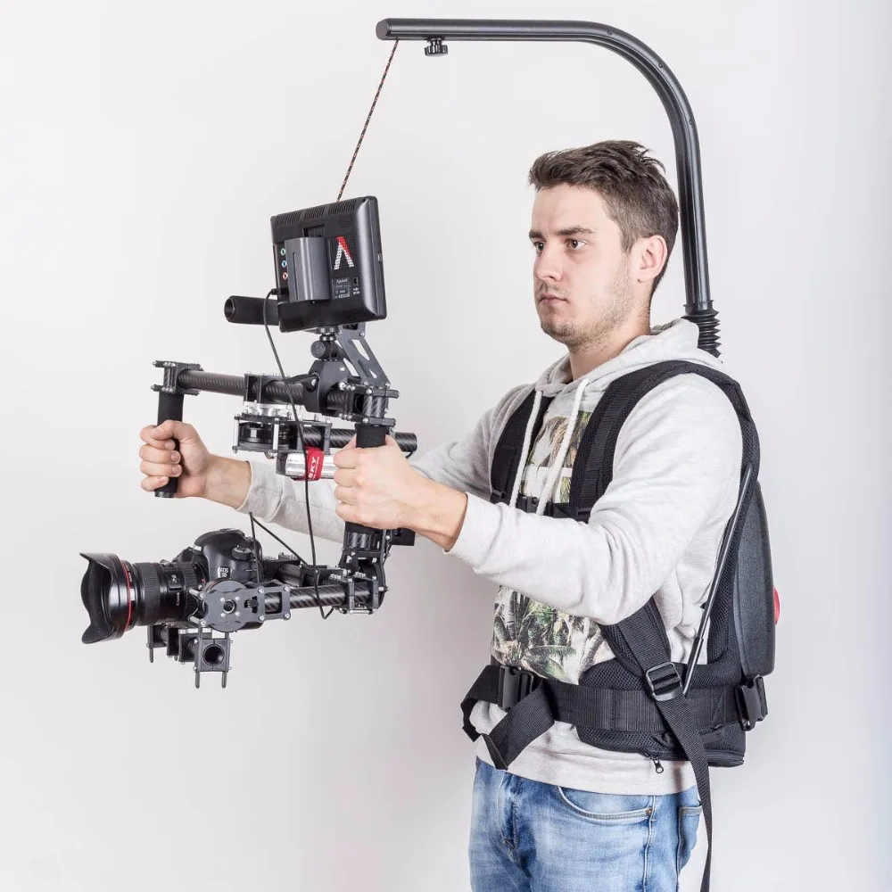 8-18 кг как EASYRIG Gimbal поддержка жилет rig легкая установка с flowcine serene рыболовный рычаг для DJI Ronin 3 оси gimbal красный