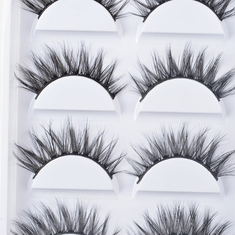 NEW 5 pairs mink eyelashes false lashes 3d fake eyelash extension make up cilios natural long cruelty free lash | Красота и здоровье