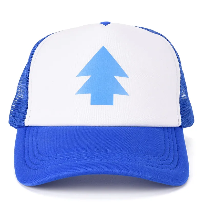 الجاذبية تقع قبعة بيسبول الأزرق شجرة صنوبر الكرتون الورك hop snapback غطاء جديد منحني بيل قحافة الكبار الرجال أبي قبعة
