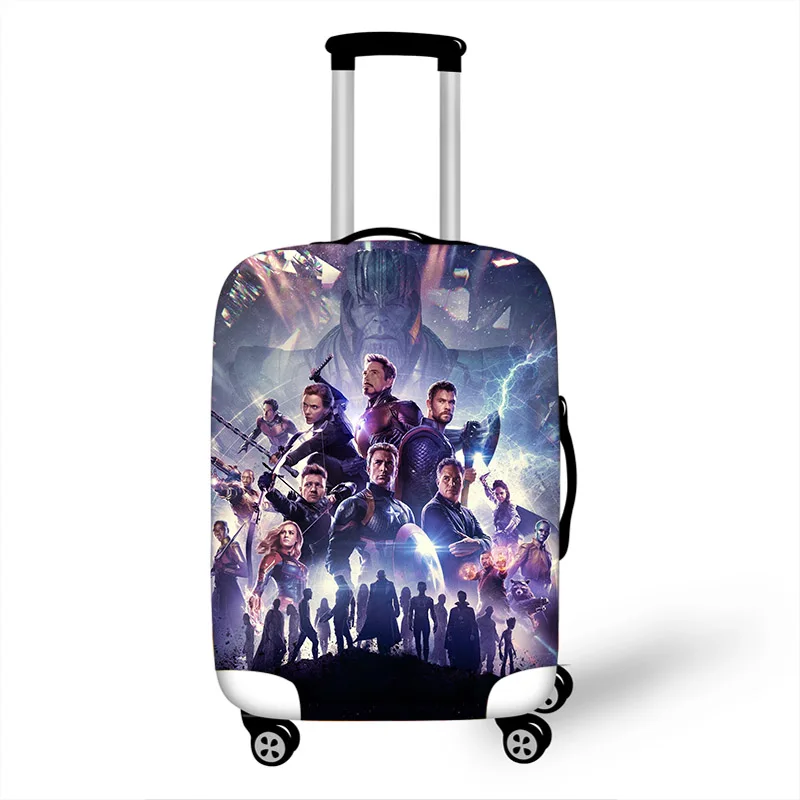 

18''-32'' Avengers 4 Travel Suitcase Protective Cover Luggage Case Travel Accessories Elastic Luggage Dust Cover Suitcase