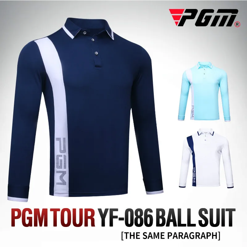 Autumn long sleeved men's golf clothing men t shirt competition with