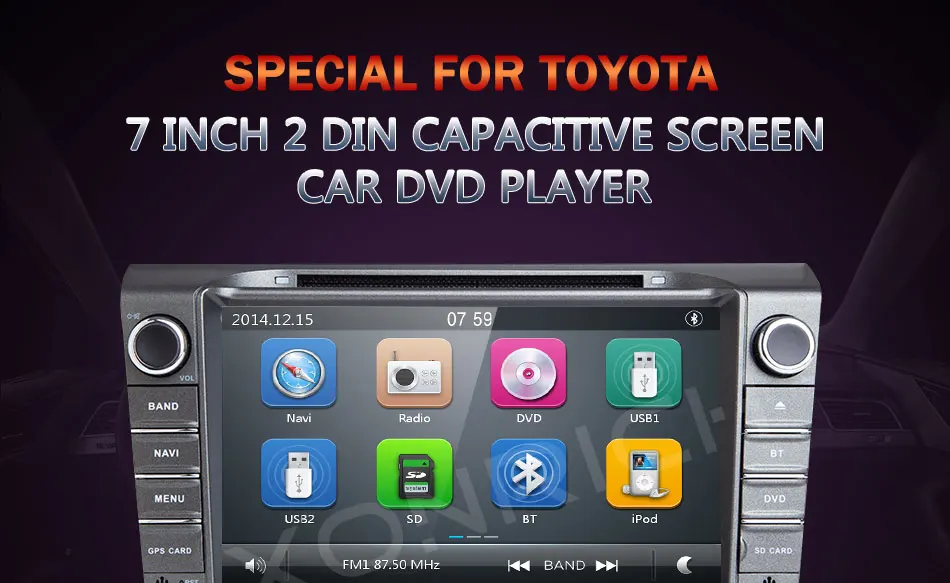 Xonrich автомобильный мультимедийный плеер 2 din gps DVD для Toyota RAV4 Rav 4 2013 навигация Авторадио аудио головное устройство стерео DAB