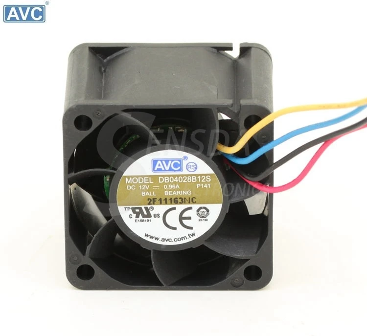 Для AVC DB04028B12S P141 DC 12V 0.96A 40 мм корпус сервера cpu вентилятор охлаждения компьютера