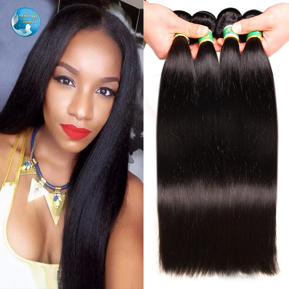 7A grade brazilian virgin hair straight weaving 100 natural black human hair fast shipping soft brazilian straight hair 4bundles
