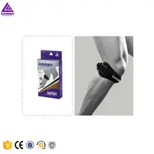 2016 hot sale lenwave adjustable patella knee tendon strap protector guard support pad belted sports knee brace black