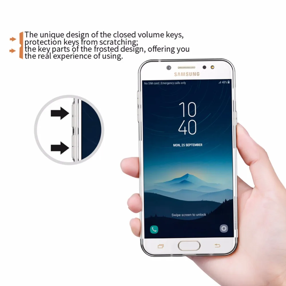 Для Samsung Galaxy Note10 5G A40 A70 A50 A30S A50S A30 M20 S10Plus A9Pro A9s Note9 J8 J6 J4 NILLKIN Nature Задняя накладка
