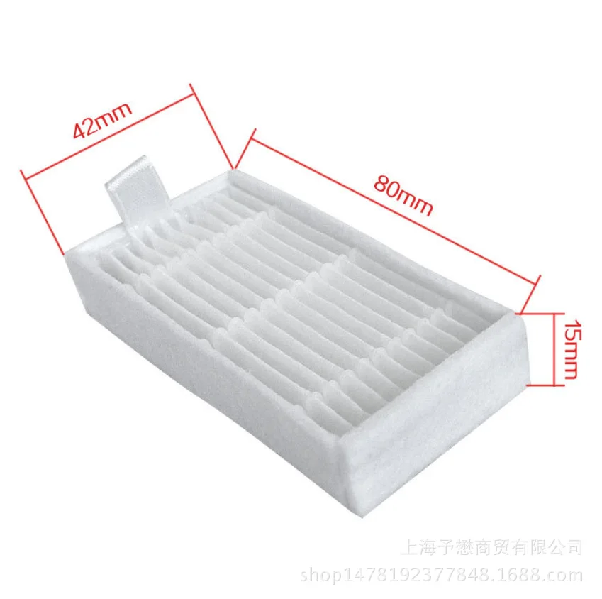 10 pcs hepa filter for Dibea panda X500 X600 ECOVACS CR120 robot vacuum cleaner accessories Replacement kit spare parts filter
