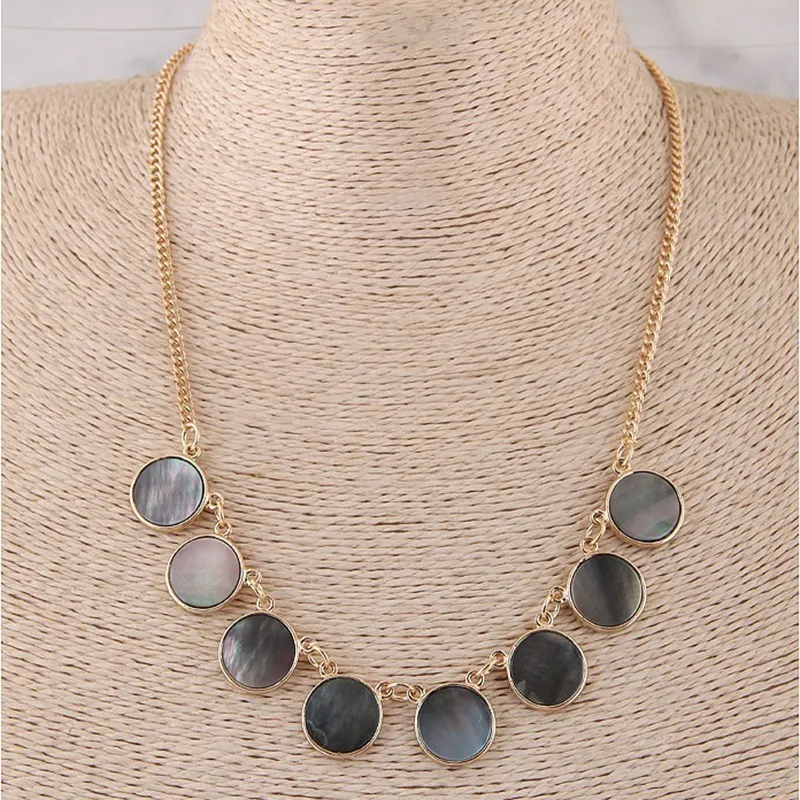 

2019 Round Fashion Statement Necklaces & Pendants for Women Chain Maxi Collar Necklace Bijoux Kolye Vintage Female Boho Jewelry